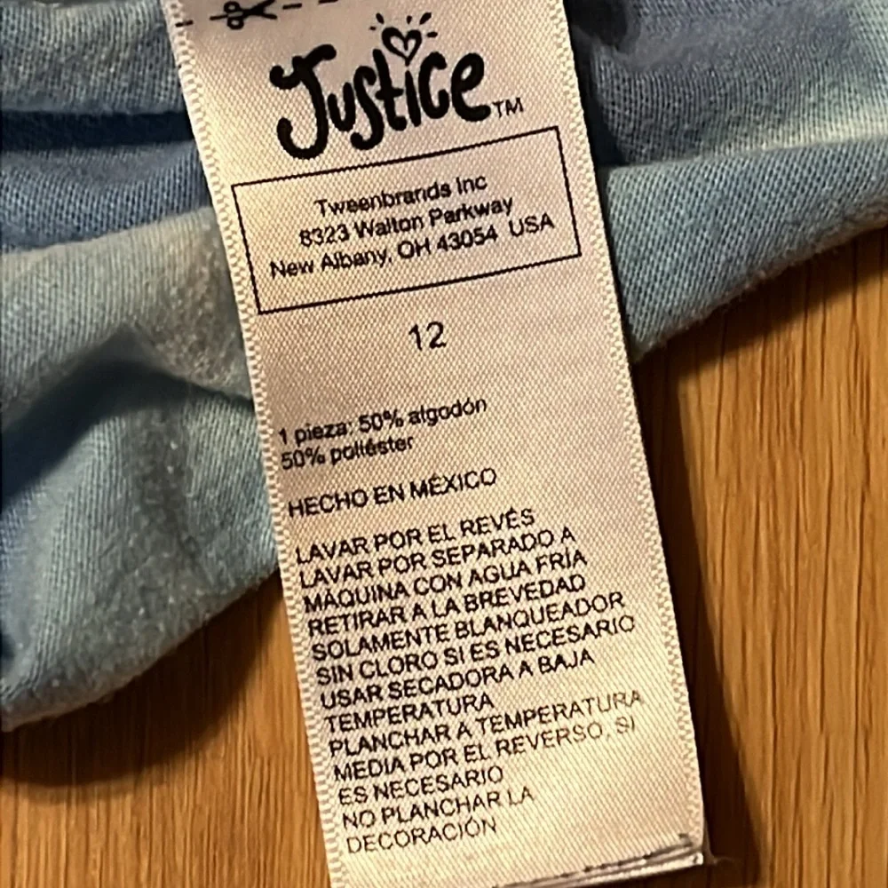 Lot of 2- Justice Graphic Tees